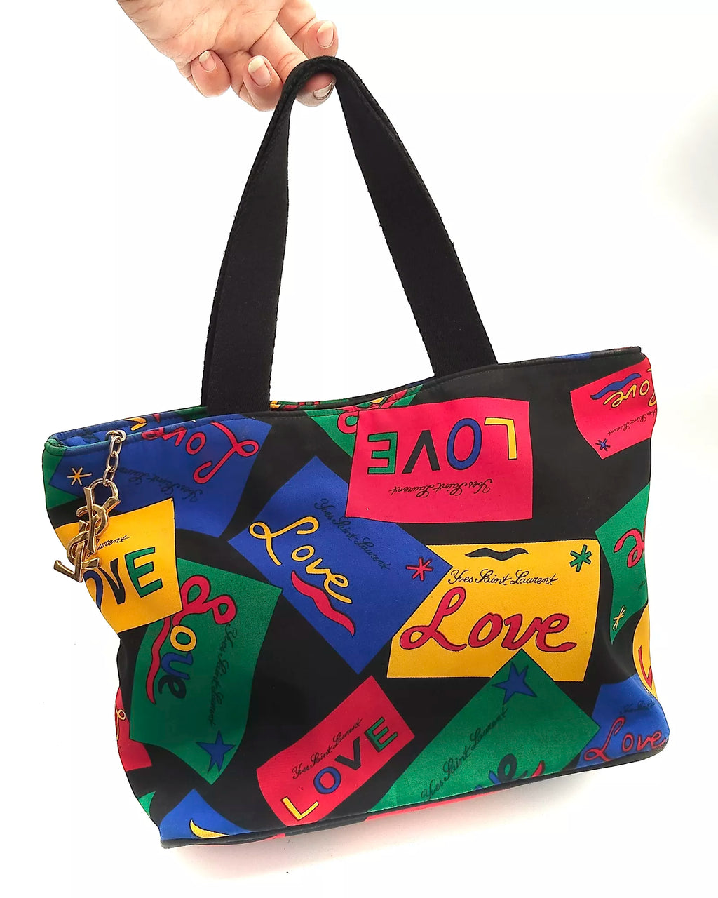 Borsa Saint Laurent - Mini Tote LOVE Yves Saint Laurent