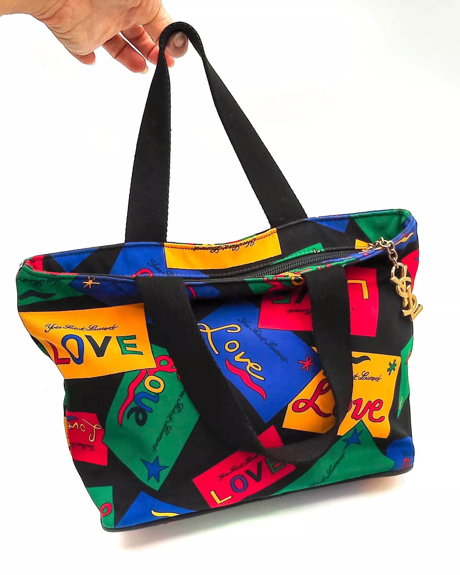 Borsa Saint Laurent - Mini Tote LOVE Yves Saint Laurent