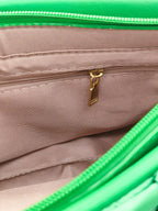 Borsa verde prato in stile Bottega Veneta Forpen