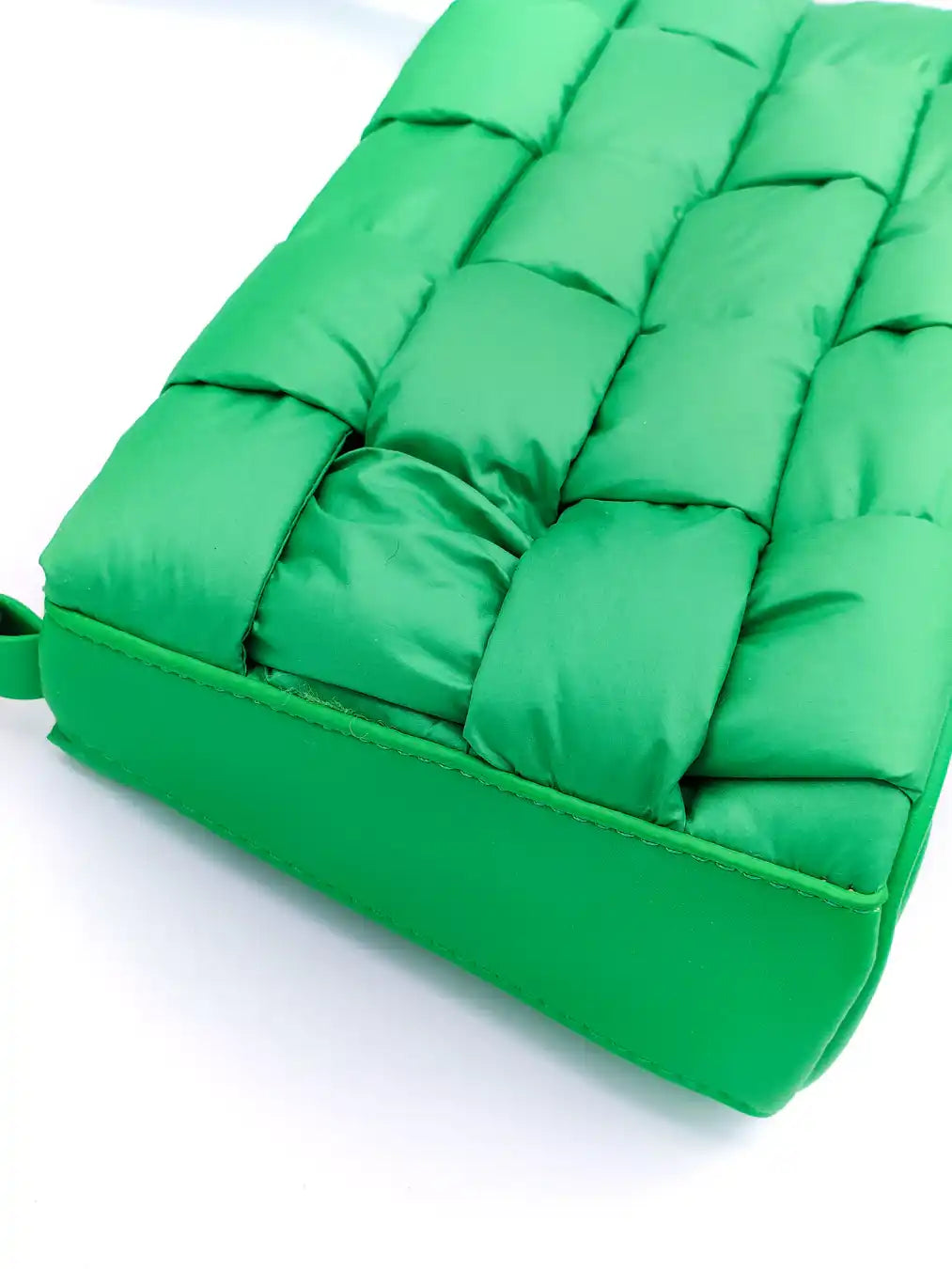Borsa verde prato in stile Bottega Veneta Forpen