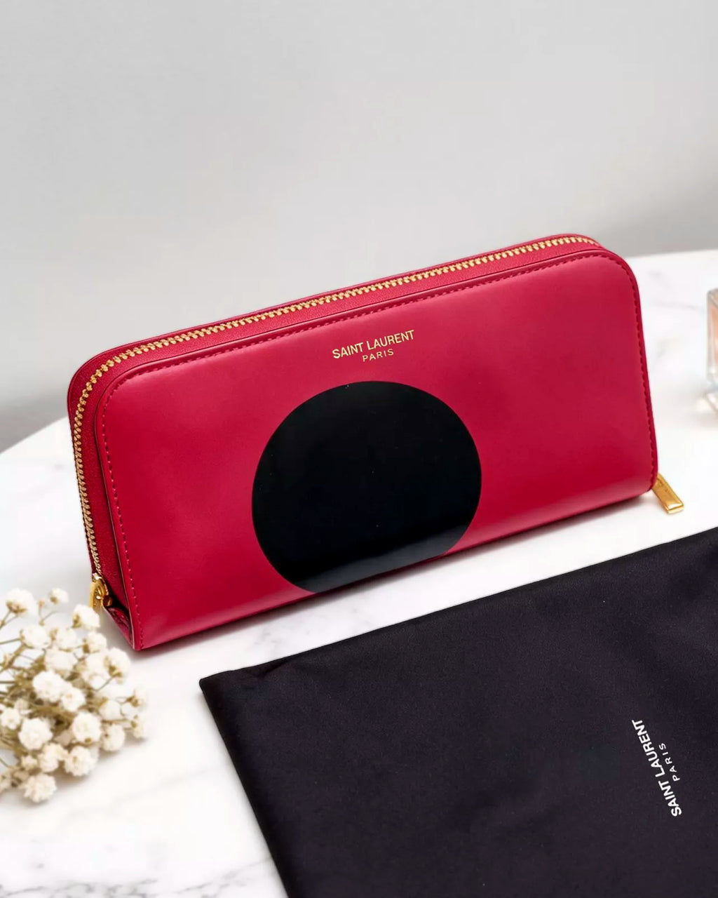 Portafogli Zippy Pois - Saint Laurent