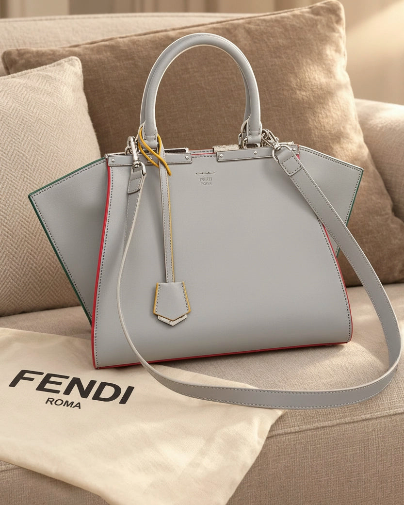 Borsa FENDI - 3jour medium quadricolor