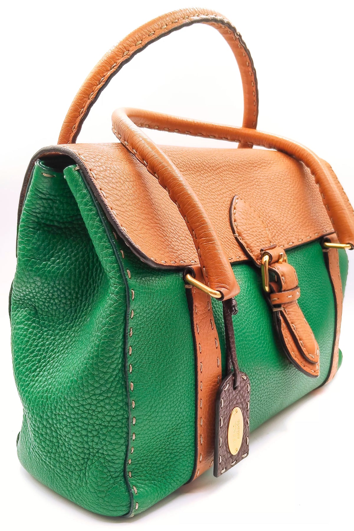 Borsa Fendi - Linda Selleria medium Bowling bag