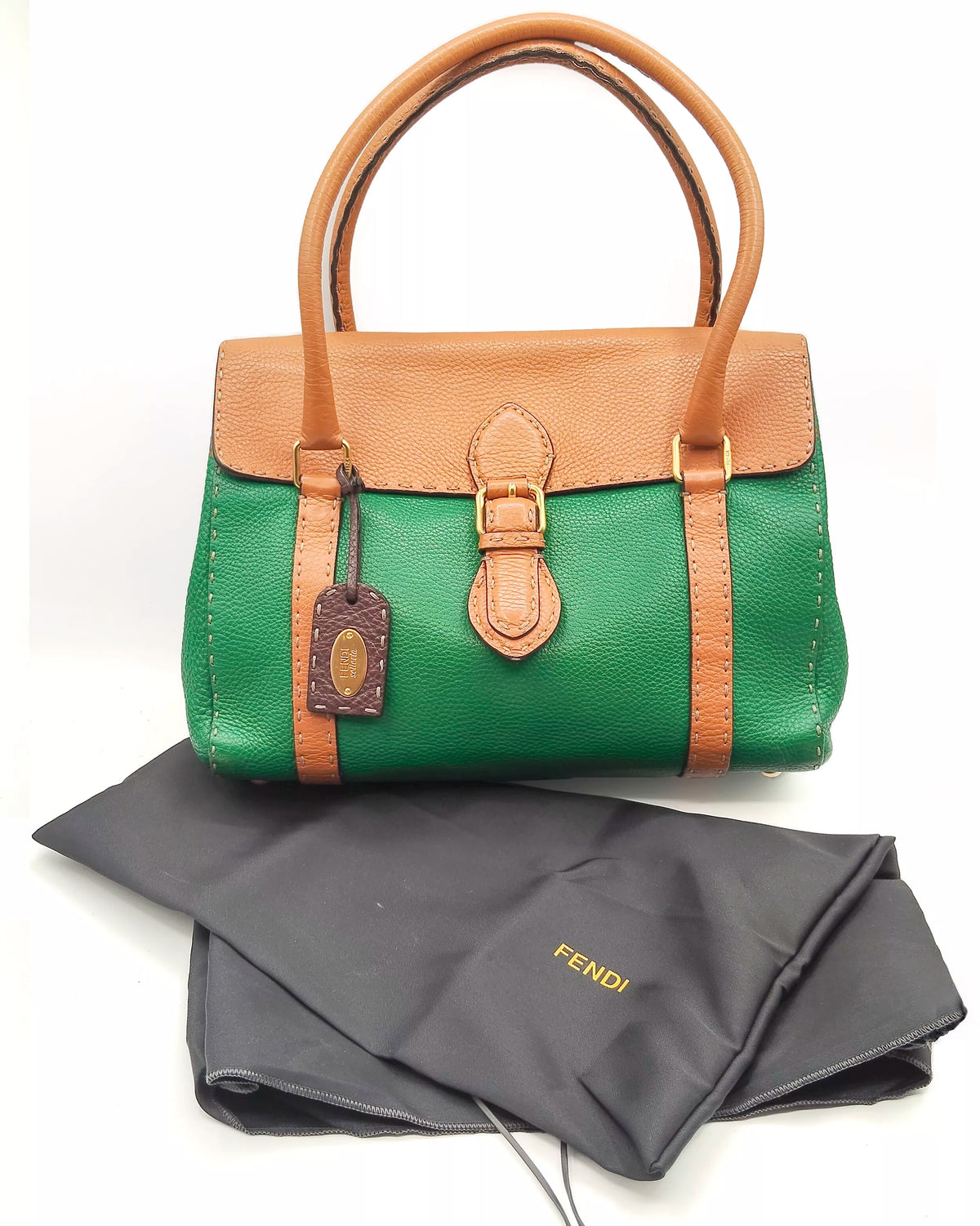 Borsa Fendi - Linda Selleria medium Bowling bag