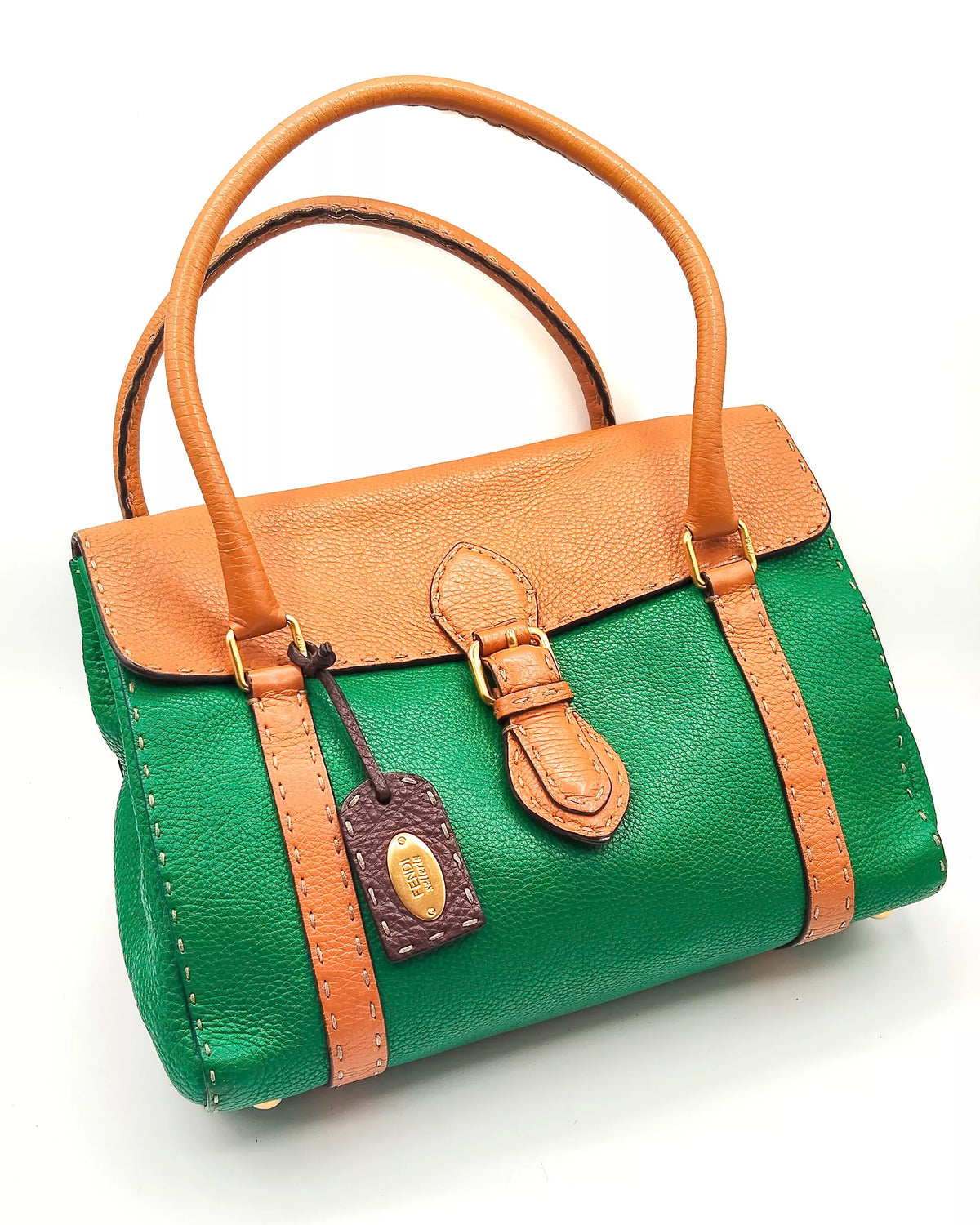 Borsa Fendi - Linda Selleria medium Bowling bag